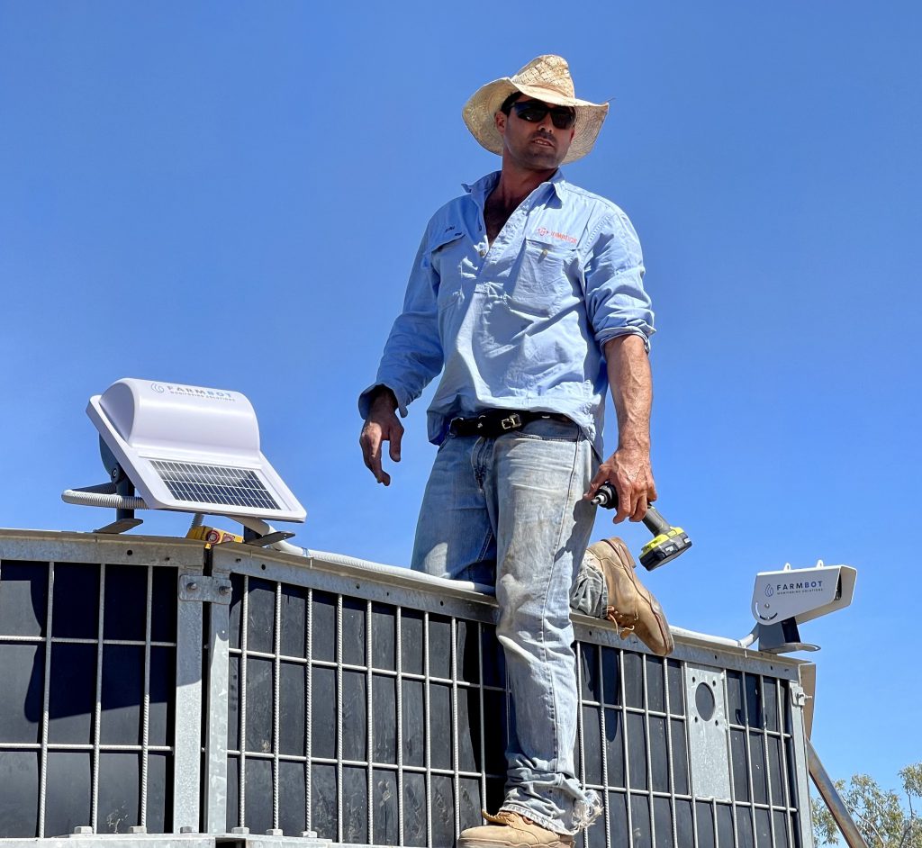 Installing a new Farmbot and Camera at Blina Station