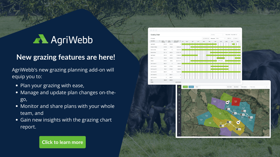 AgriWebb Grazing Feature Launch Farmbot